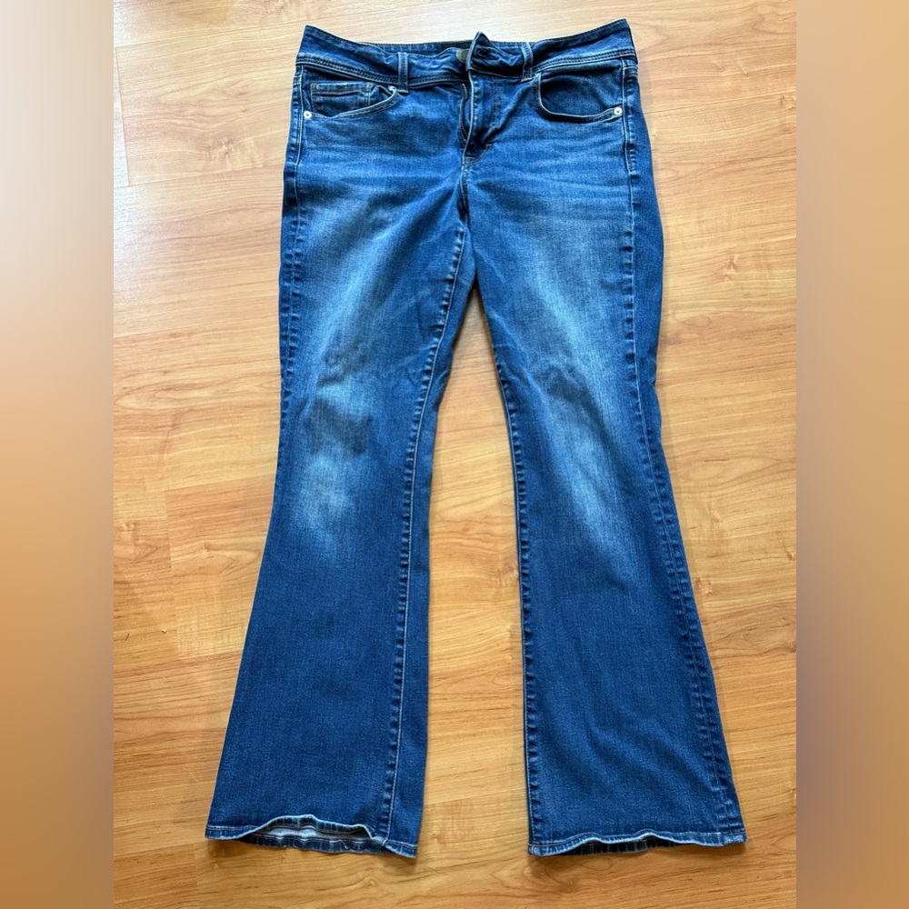 American Eagle Outfitters Dark Blue Flare Jeans